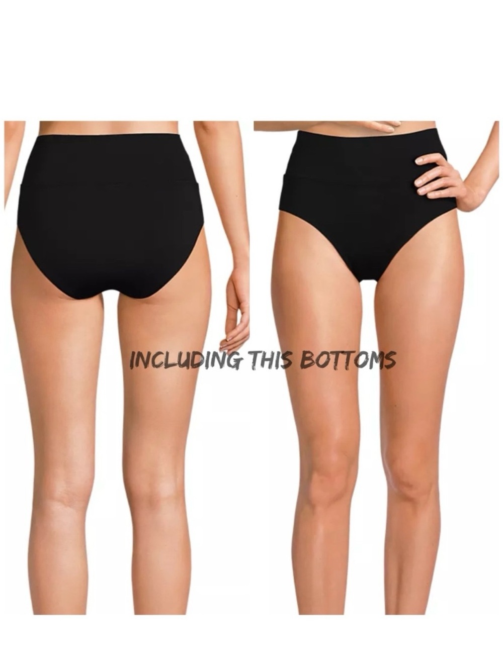 Lands end Lace-up Flutter Tankini Swimsuit 2 piece - Picture 8 of 8